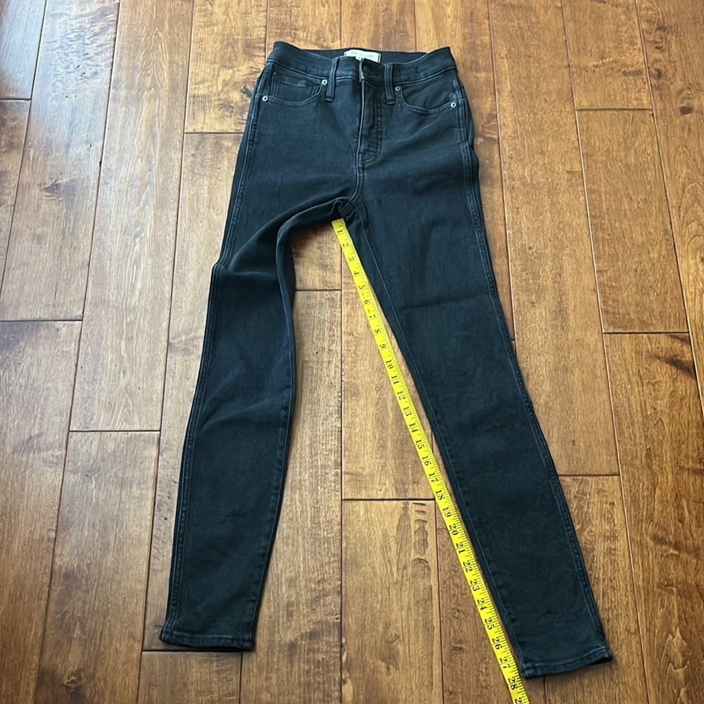 Madewell 10 High-Rise Skinny Jeans Washed Black - Picture 6 of 13